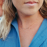 Rae Necklace w. Blue