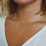 Rae Necklace w. Blue