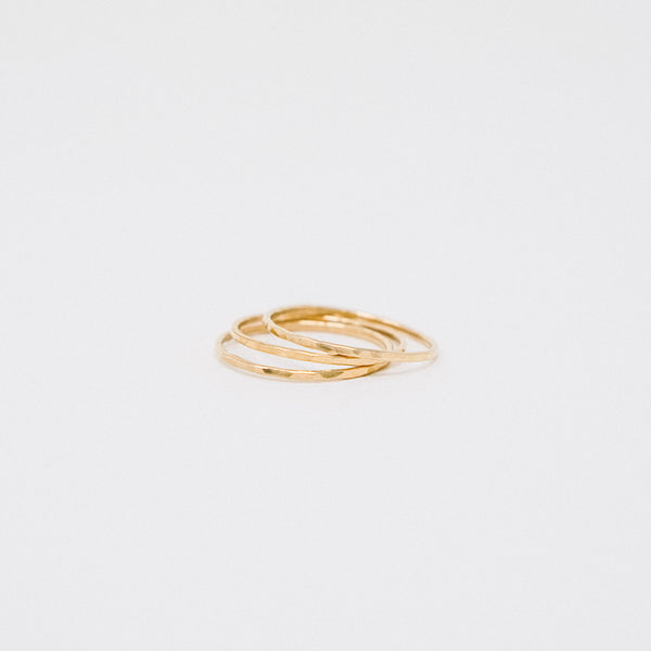 Hammered Stacking Ring