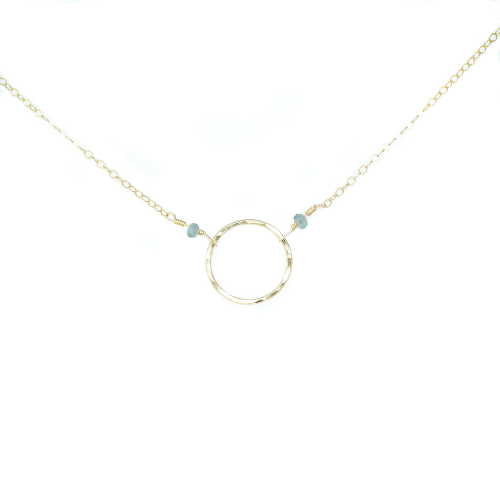 Rae Necklace w. Blue