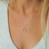 Mini Half Moon Necklace